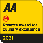 aa rosette award for culinary excellence 2021